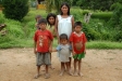 This family in Belen, Peru is one of the many helped by the distrubution of bednets. Several children will sleep beneath one net, extending its usefulness.