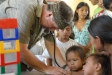 Dr. Bob Hyzy in clinic in AjachimAmazon Promise distributed free bednets and medical care in the Maranon River area of Peru