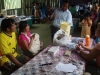 Education about malaria and how to treat and stop it is part of the solution at this makeshift clinic in Chapis.