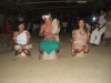 Welcome ceremony in Napuruka at night