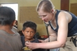 Dr. Molly of Amazon Promise with little patient in Ajachim