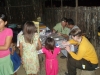 Night clinic by headlamp in Napuruka