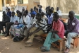 Local leaders and VHTs listen to statistics at half day sensitization workshop, WAKA, LEGU -ITULA