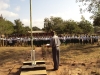 Mnyambe Sec. - Students are educated about malaria and proper net hanging.