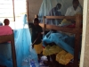 KITANGARI SEC: Community efforts begin to cover the girl's dormitory.