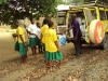 NANYAMBA SEC: The truck arrives with LLIN's for each sleeping space registered.