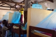 Mundemu School: Each student installs their own individual net.