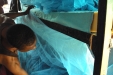 Mpwapwa Sec: One young man securely installs his net...