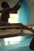 Don Bosco School: Following the talk, the nets are installed over the beds...