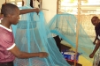 Don Bosco School: The students work simultaneously to ensure that they all correctly put up their nets.