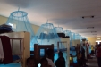 Msakwalo - After distribution, all sleeping spaces in the schools were covered by protective bed nets.