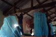 Aya Sec: ...and then ensures that the net covers his entire bed.