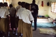 Chunyu Sec: The pupils at Chunyu learn about the distribution and the importance of Long-Lasting Insecticidal Nets...