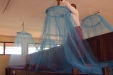 KONDOA_GIRLS After being trained about the best way to hang the nets the girls get a chance to install them.