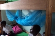 ST_FRANCIS It is estimated that less than 5% of children in sub-Saharan Africa currently sleep under any type of insecticide-treated net.