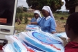 St. Gema: LLINs were distributed to students to hang in the sleeping spaces, after being given instruction on malaria and its prevention through net use.