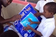 Polini: These young children get their new nets--quite a treat, and one that may well save their young lives.