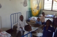 Polini: While some nets existed in this boarding school, the policy was to replace any damaged nets, as well as any that were not LLIN (Long Lasting Insecticidal Nets.)