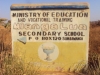 Each school greeted the arrival of the LLIN's with gratitude and excitement.