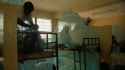 Mbekenyera Sec. School – Volunteers assisted students with hanging the nets to ensure they were displayed properly.