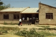 Hijira School: The students gather outside their dormitory at Hijira School.