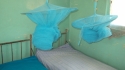 Ihanja: When not in use, the nets can be neatly stored above the beds.