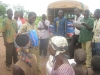 Nabine: The nets are distribted by a roll call of names!