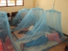 Mustapha Sabodo Sec. - Students were eager to see what it was like to have LLINs over their sleeping spaces.