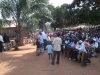 The villagers are educated on the proper care, use and treatment of their bed nets.
