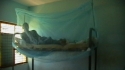 Lindi Sec: Grateful for the netted sleeping space which protects from a crippling disease.