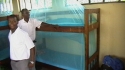 Mahiwa Sec: Nets over beds begins to take shape.