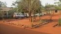 Mbekenyera Sec: Trucks arrive bearing the donations and efforts of worldwide donors.