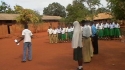 Mnero Sec. School – Malaria education and information about the proper care and hanging of nets is an important part of preventing the disease.