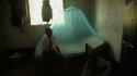NGONGO SEC. SCHOOL: Single beds are also carefully covered.