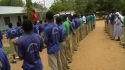Rondo Seminary - Students listen to important malaria education information so they can better protect themselves against the disease.