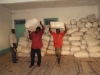 Mustapha Sabodo Sec. - Men carry packages of nets to a truck so they can be delivered to the boarding schools.