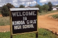 KONDOA_GIRLS High School located on the Dodoma Region of Tanzania. One of many schools in this region to be included in the malaria-prevention campaign.