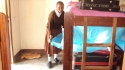 Net Manyoni PIC: A young girl places a new LLIN over her bed.